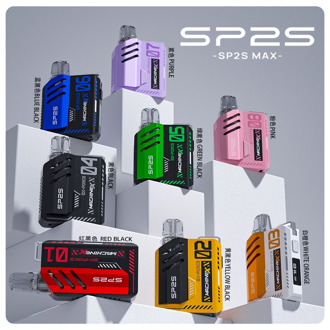 SP2S MAX方形主機 多色款式任選 SP2S MAX 電子煙主機 多色版本外觀展示